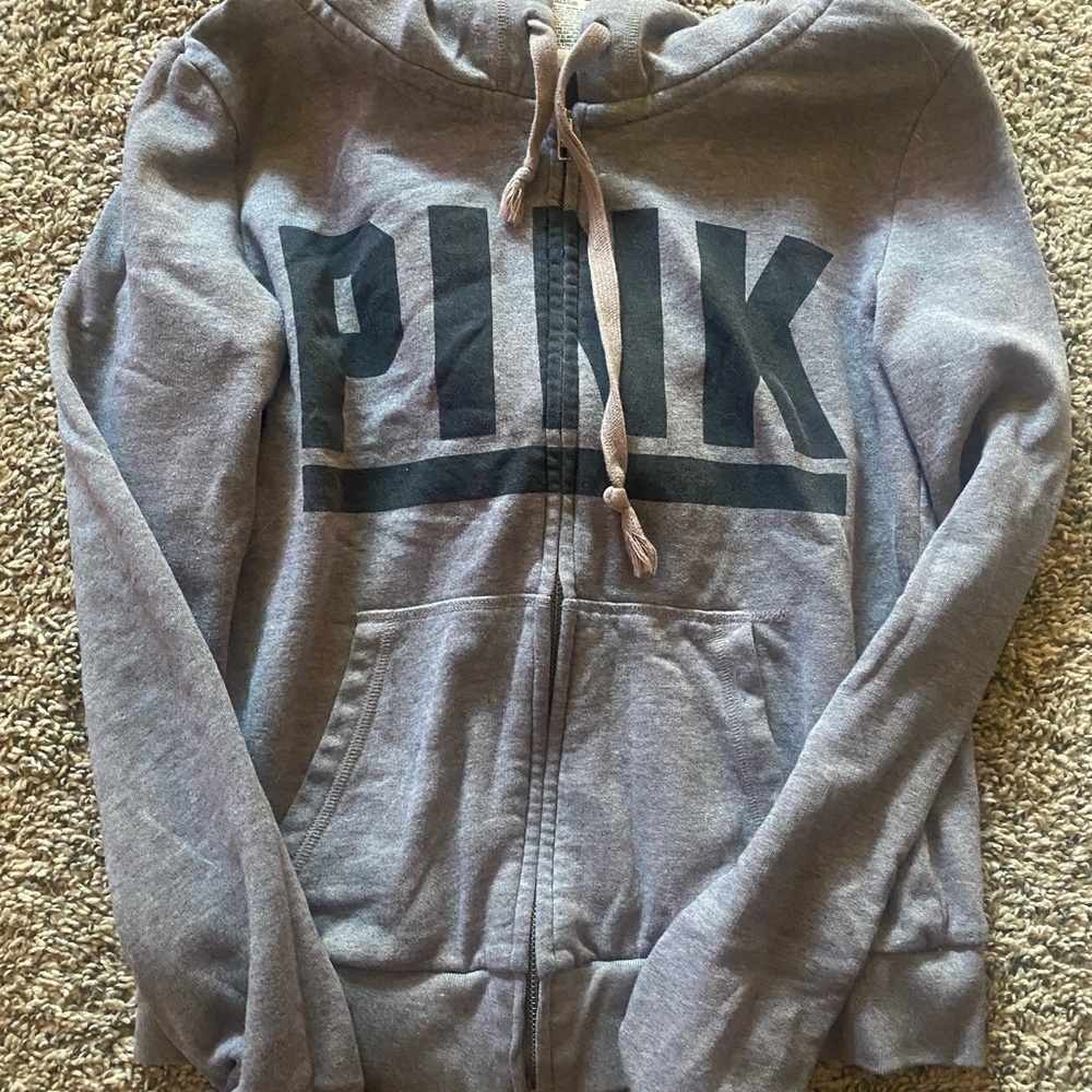 Y2k Pink zip up
